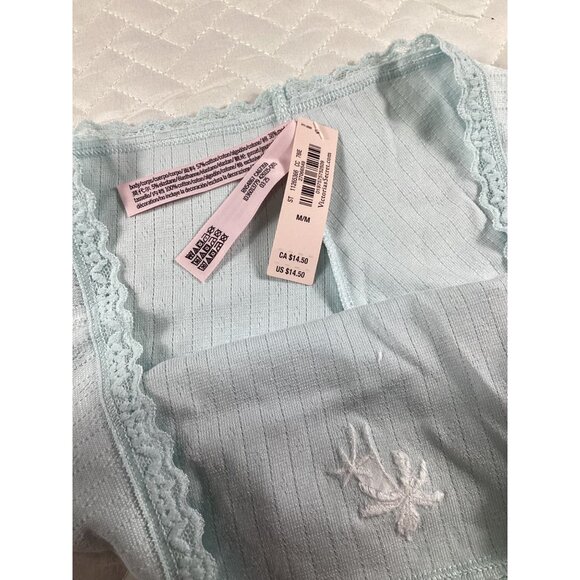 Victorias Secret Womens 2-Pack Cheeky Panties With Embroidered Logo size M New - Picture 10 of 10